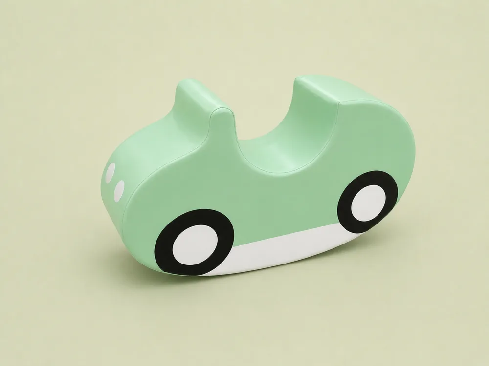 Soft play ride-on car